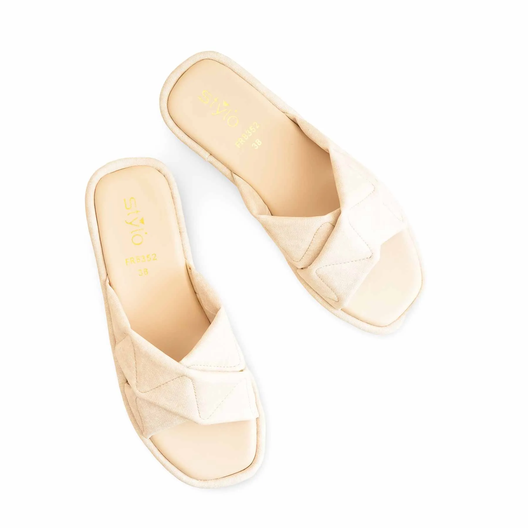 Beige Formal Slipper FR8352 Best Supportive Slippers