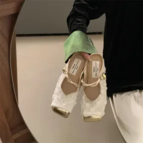 Rx Slide Sandals binfenxie Summer Women Mules Slippers Fashion Elegant Slip On Singbacks Slides Shoes Ladies Comfort Square Toe Flats Sandalias