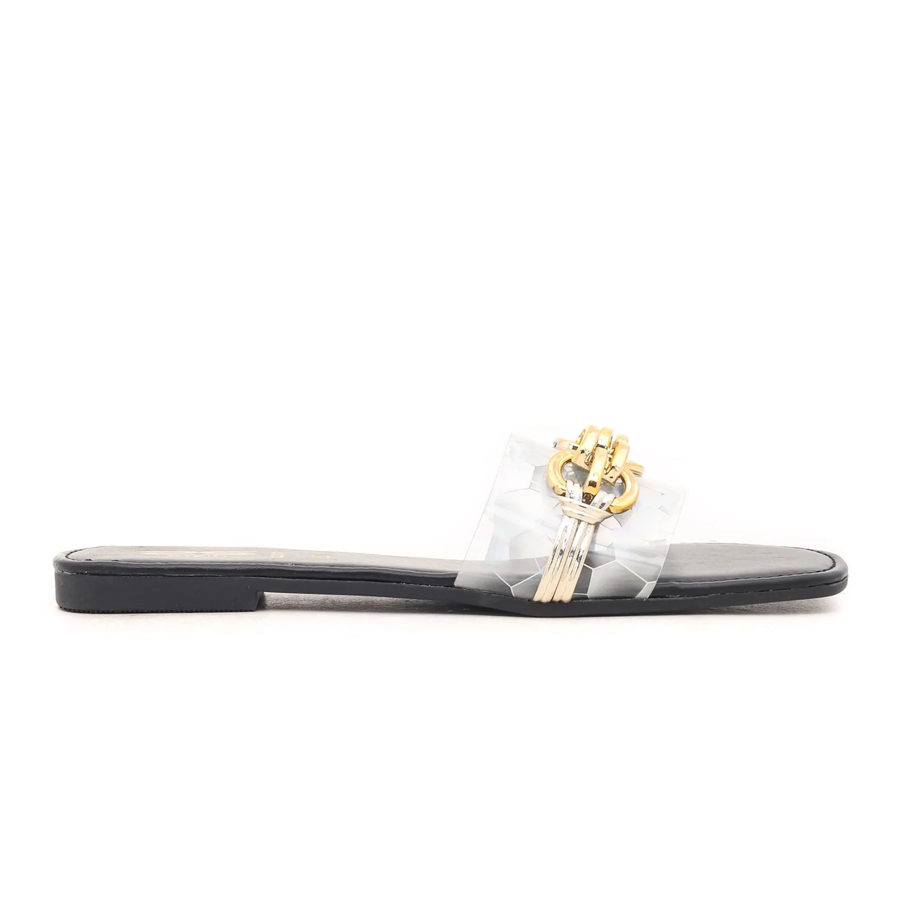 Oh Them Golden Slippers Song Black Casual Slipper CL1217