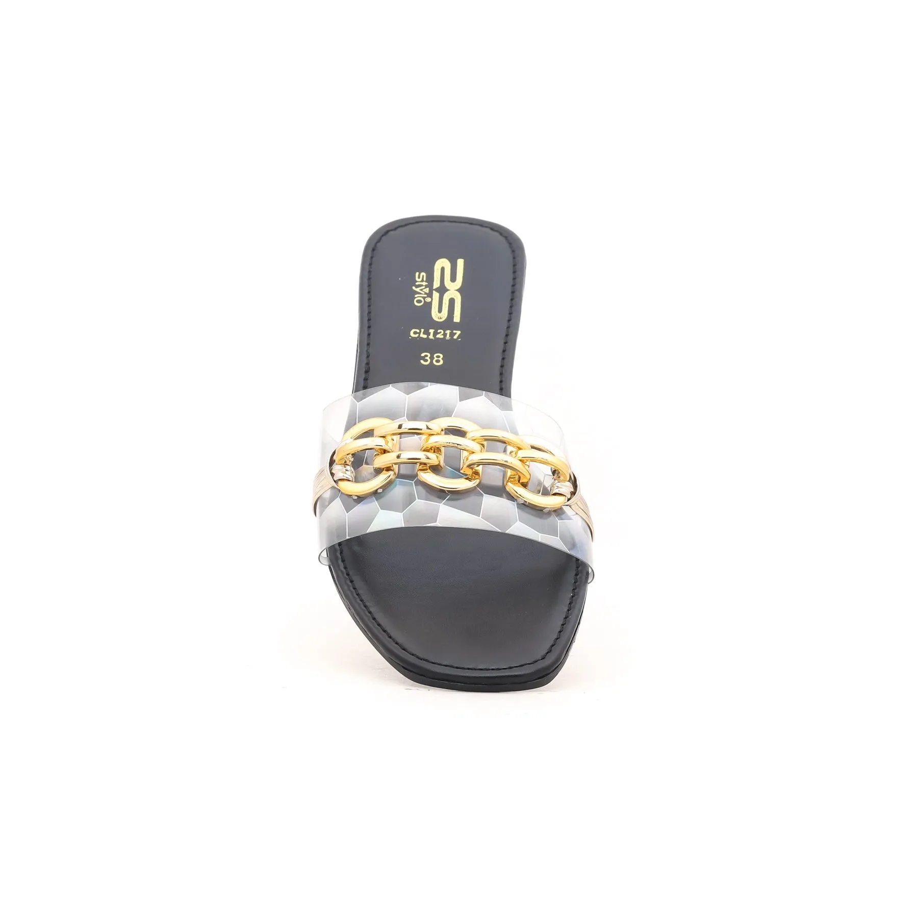 Fuzzy Bedroom Slippers Black Casual Slipper CL1217