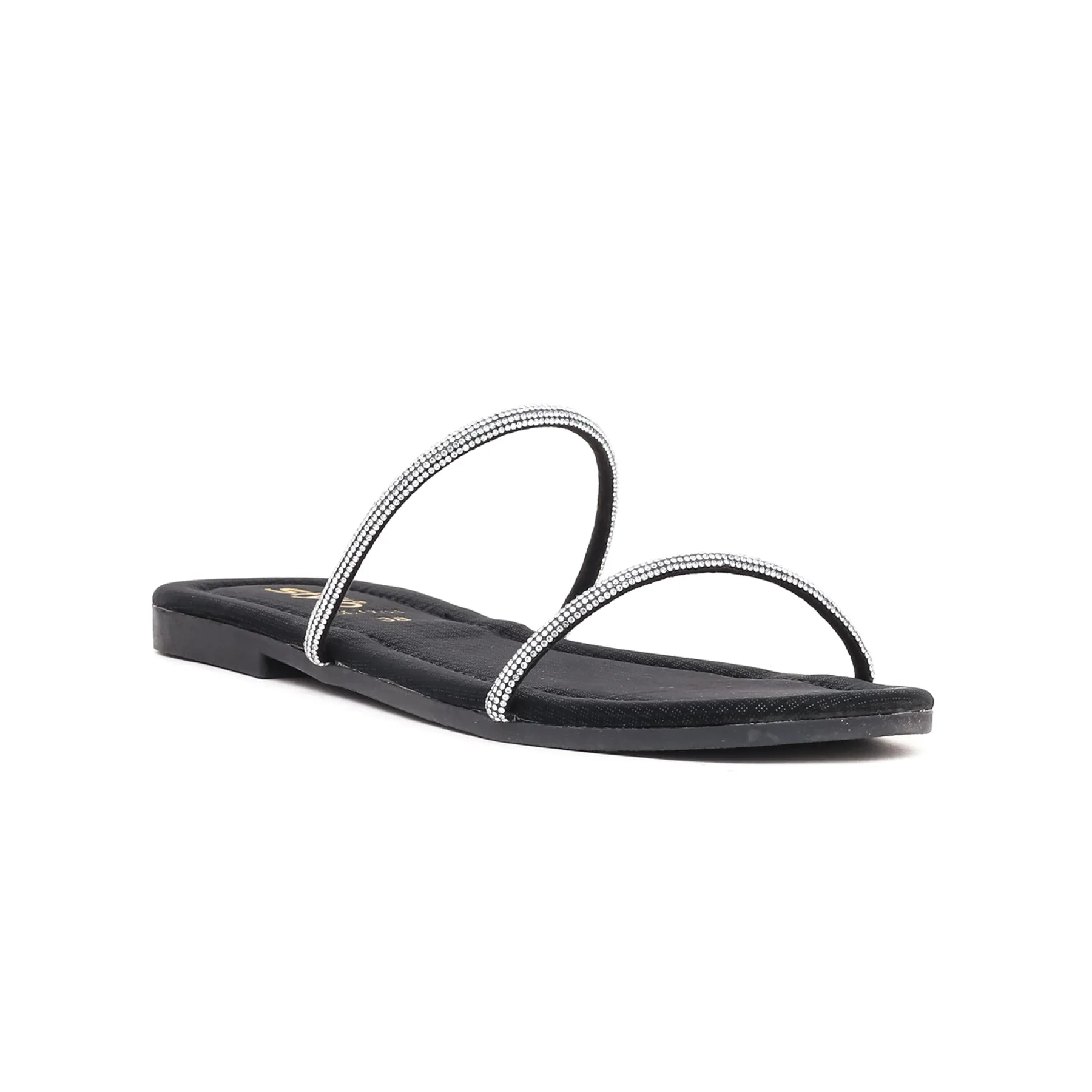 Black Casual Slipper CL1703 Thumb Slippers