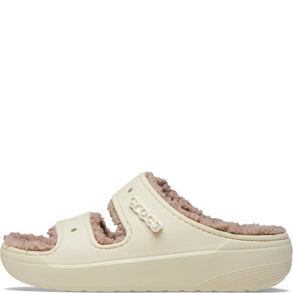 Crocs Unisex Classic Cozzzy Sandal Abrasion resistant Relaxed Flip-flops