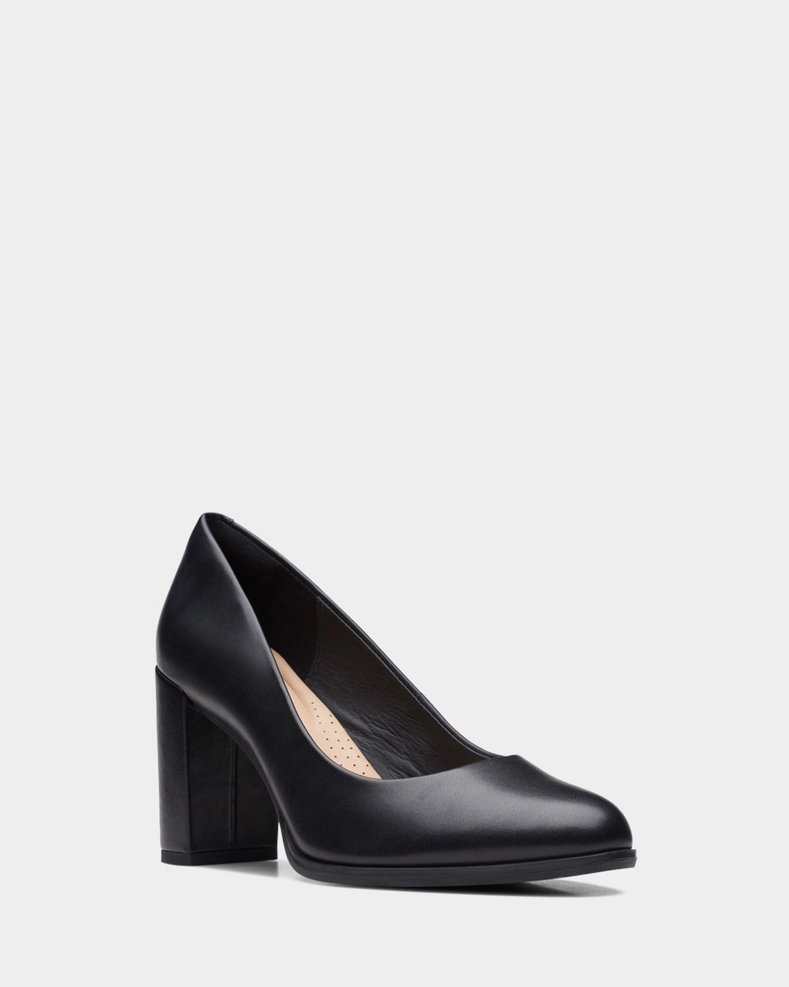 Freva85 Court Black Leather Smooth Lining