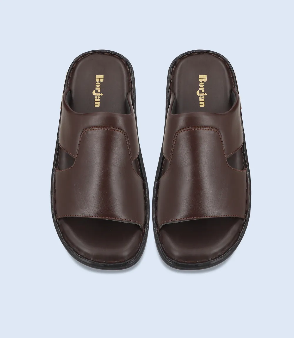 Victoria Fluffy Slippers BM5561-COFFEE-Men Casual Slipper