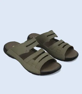 BM5646-OLIVE-Men Casual Slippers Lululemon Slides