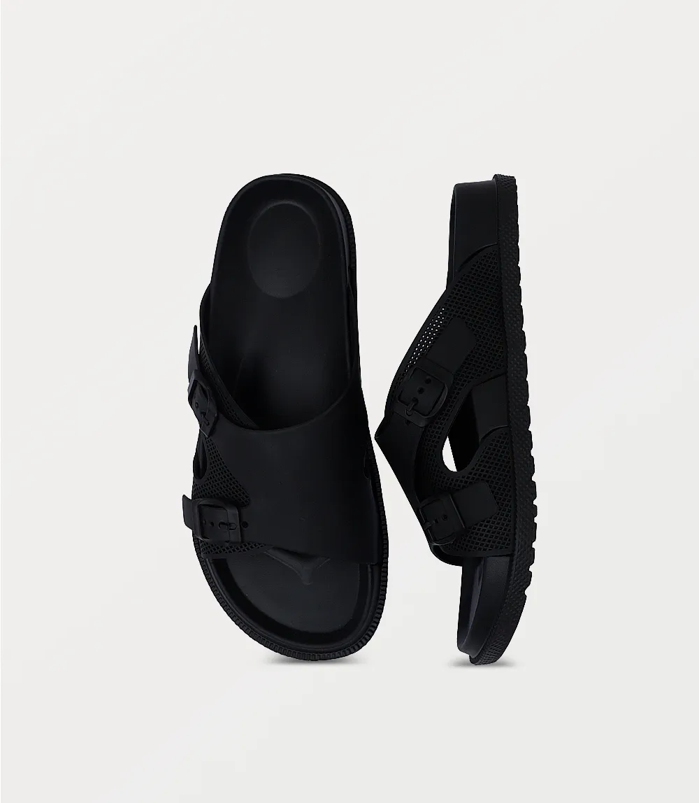 Ginger Slippers BM6808-BLACK-Men Slipper