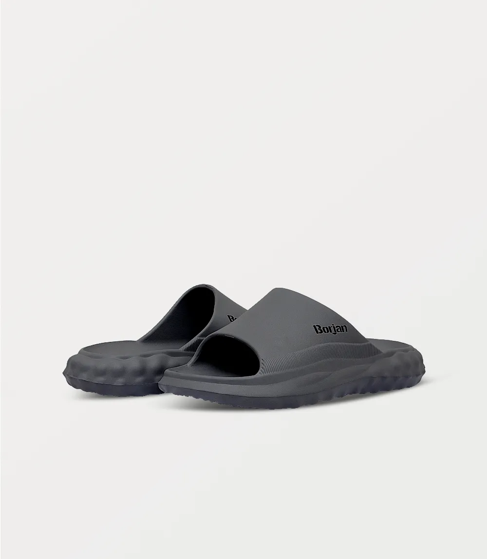 BM6809-GREY-Men Slipper Cinderellas Slippers