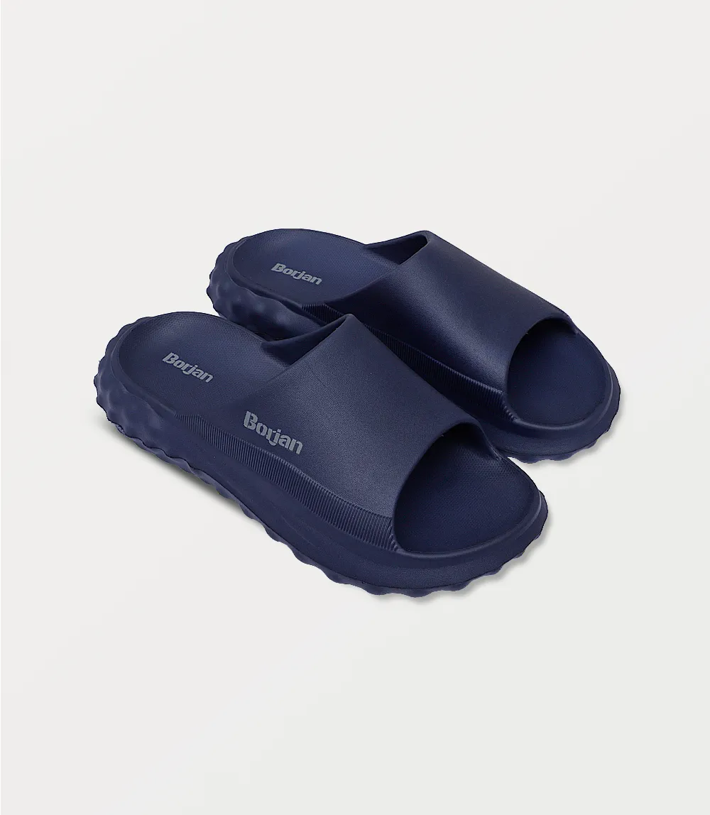 Grizzly Bear Slippers BM6809-NAVY BLUE-Men Slipper
