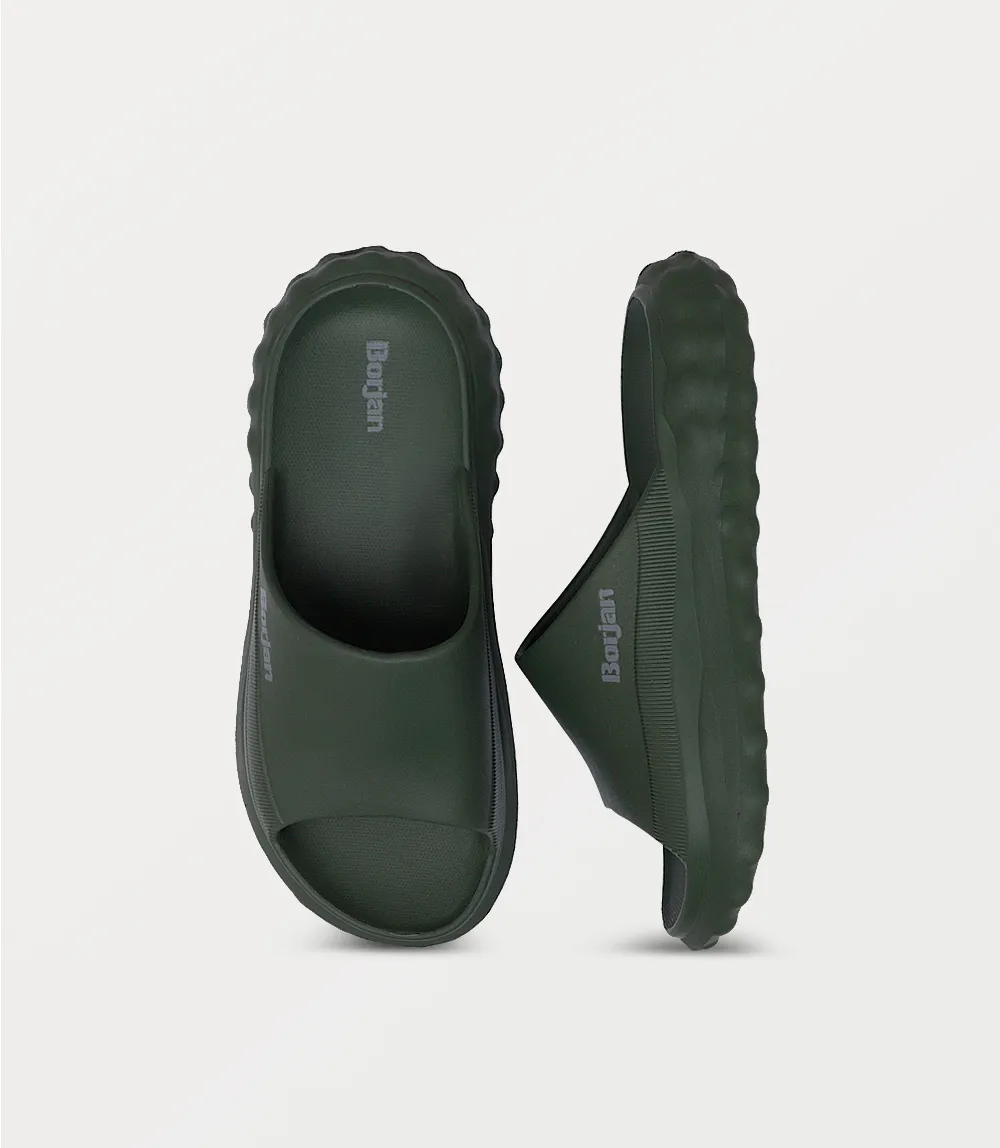 BM6809-OLIVE-Men Slipper Slippers For Pool