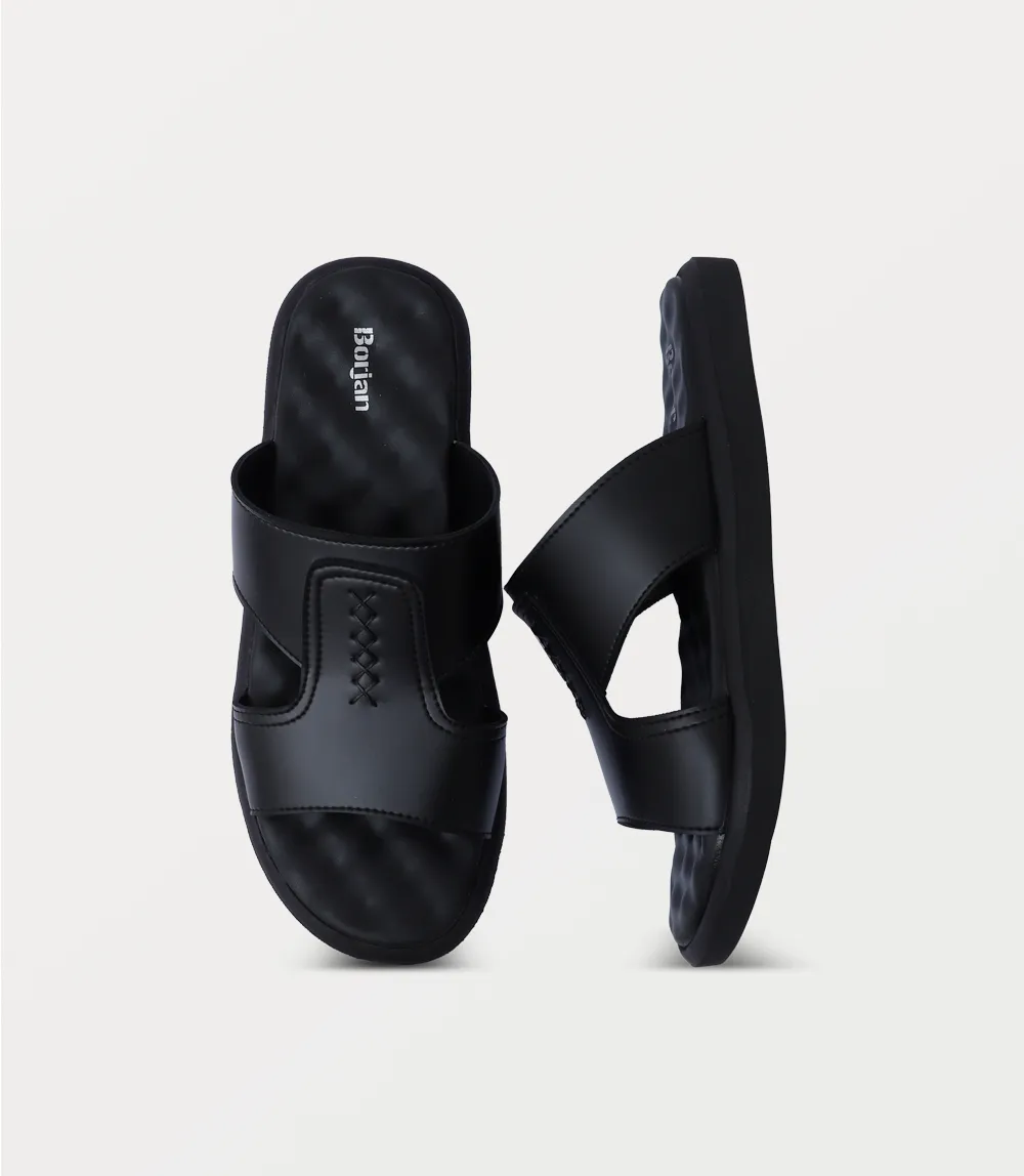 Mustard Seed Tasman Slippers BM6859-BLACK-Men Slipper