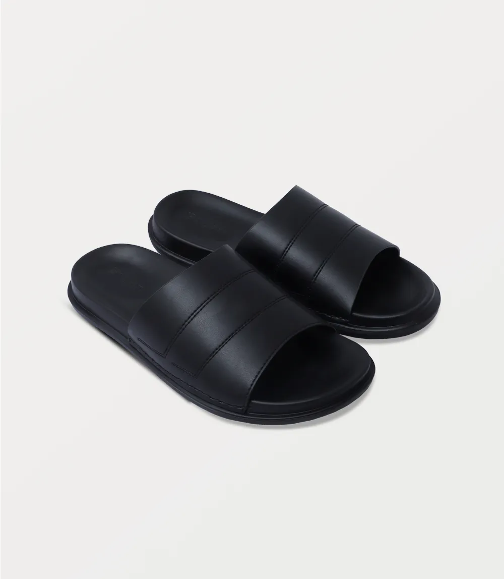 Purse Slippers BM6862-BLACK-Men Slipper