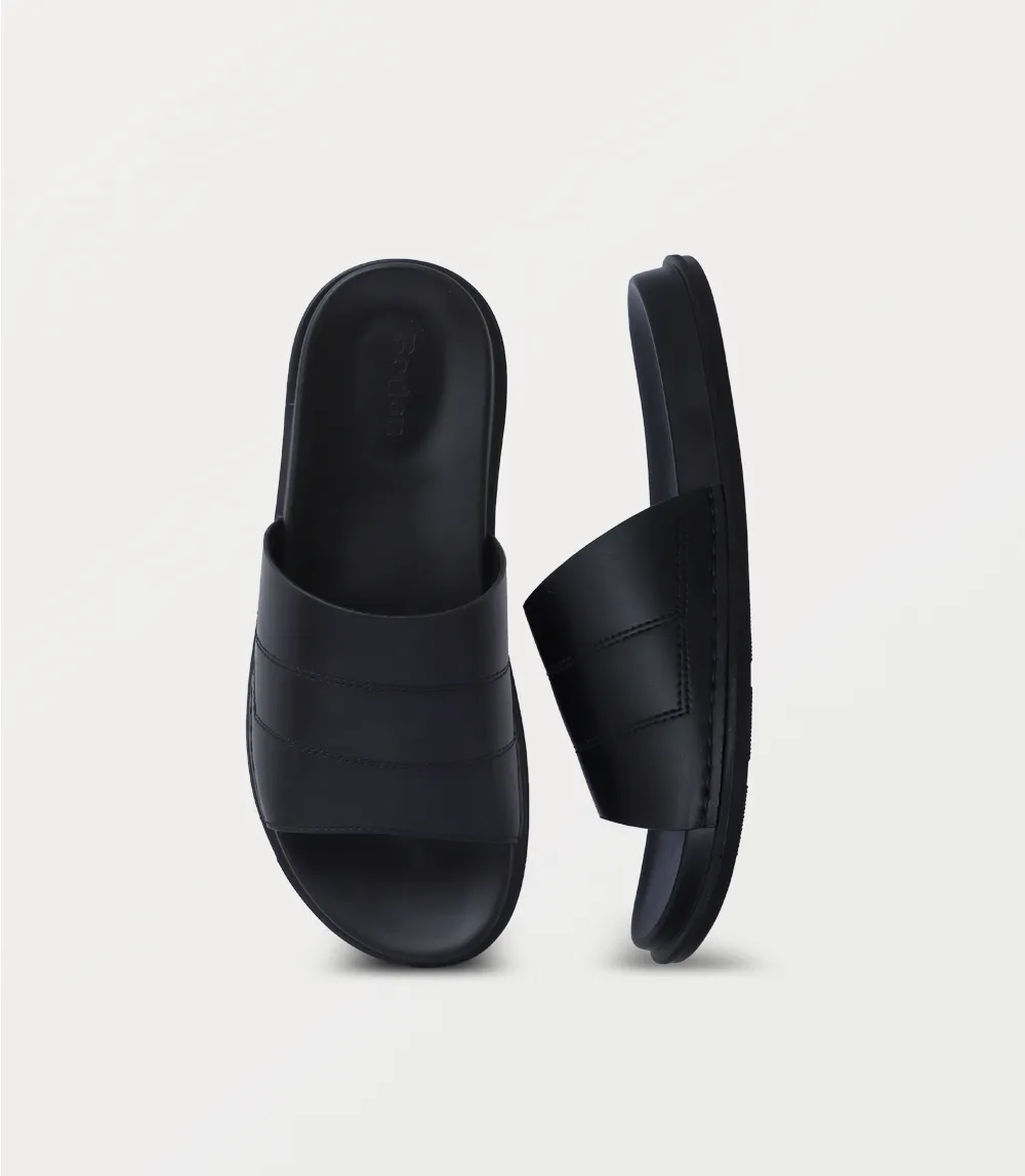 Slippers Hot Weather BM6862-BLACK-Men Slipper