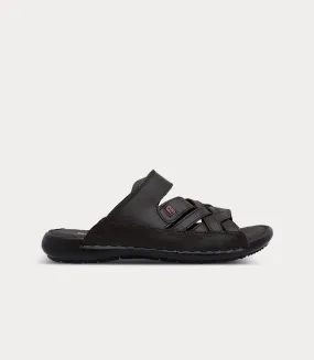 BM6867-ESPRESSO-Men Slipper Adissage Slides