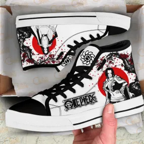 Boa Hancock High Top Shoes Custom Anime OP Sneakers Japan Style Asics Metaspeed Shoes