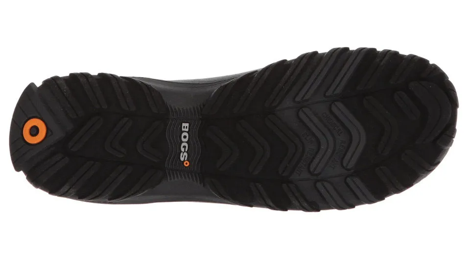 Bogs Women's Sauvie Chelsea Slip On Boot Black Lace Up Back Rain Boots