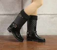 Lauren Ralph Lauren Rossalyn Ii Rain Boot 2023 fashion quality water rain shoes warm women's plaidlady rain boots in the rain boots ladys rainboots women boots shoes