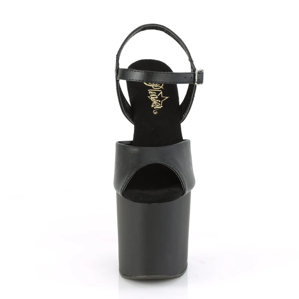 BONDGIRL-709 Pleaser Black Faux Leather Sexy Platform Shoes (Pole Dancing Heels) Asics Trail Shoes Gore Tex