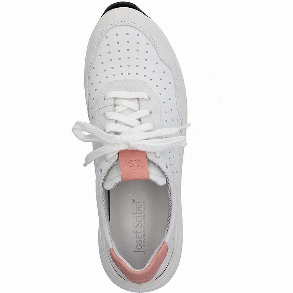 Josef Seibel Jonah fine mix leather trainer running backpacks