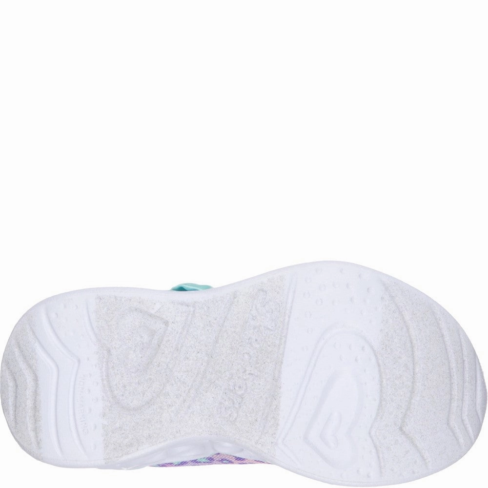 Casual Style Creek Path Skechers Heart Lights Touch Fastening Trainer