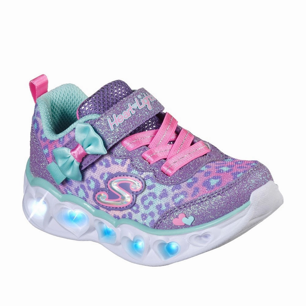 Skechers Heart Lights Touch Fastening Trainer Urban Feel MeshMaterial