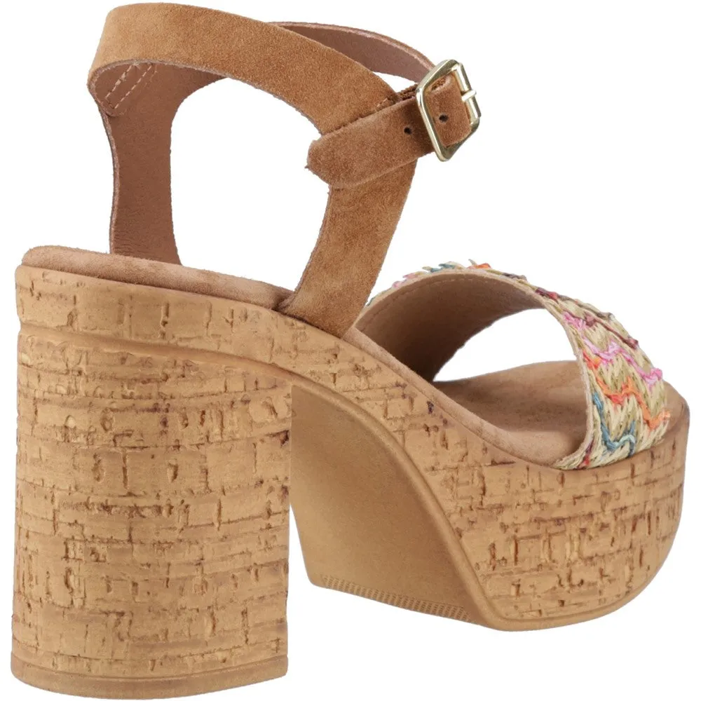 Yellow Warm Hush Puppies Pandora Platform Sandal