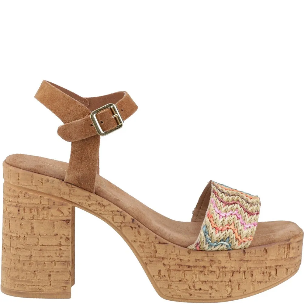 Hush Puppies Pandora Platform Sandal Indoor Use
