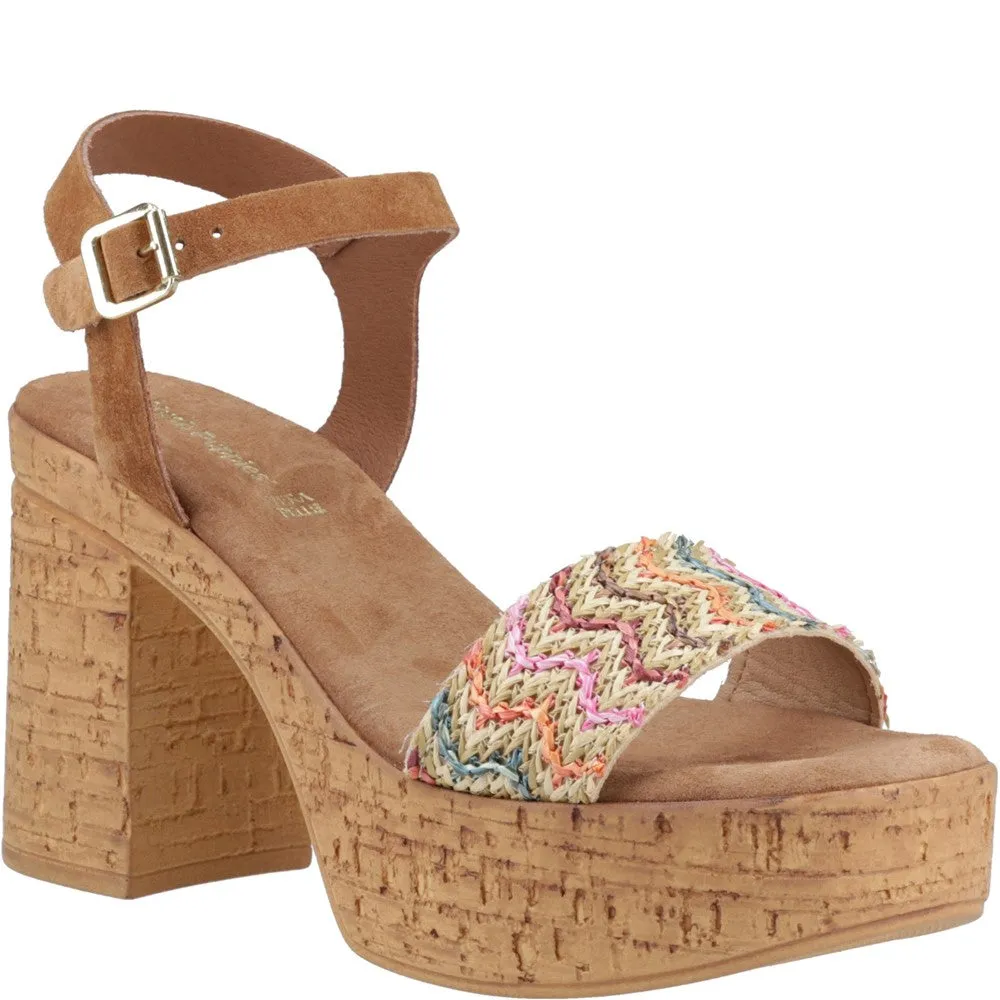 Hush Puppies Pandora Platform Sandal Practical Footwear