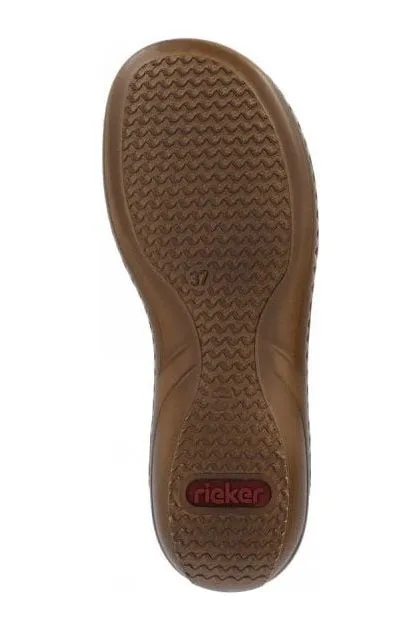 Classic Rieker 60880-80 ladies sandals in White