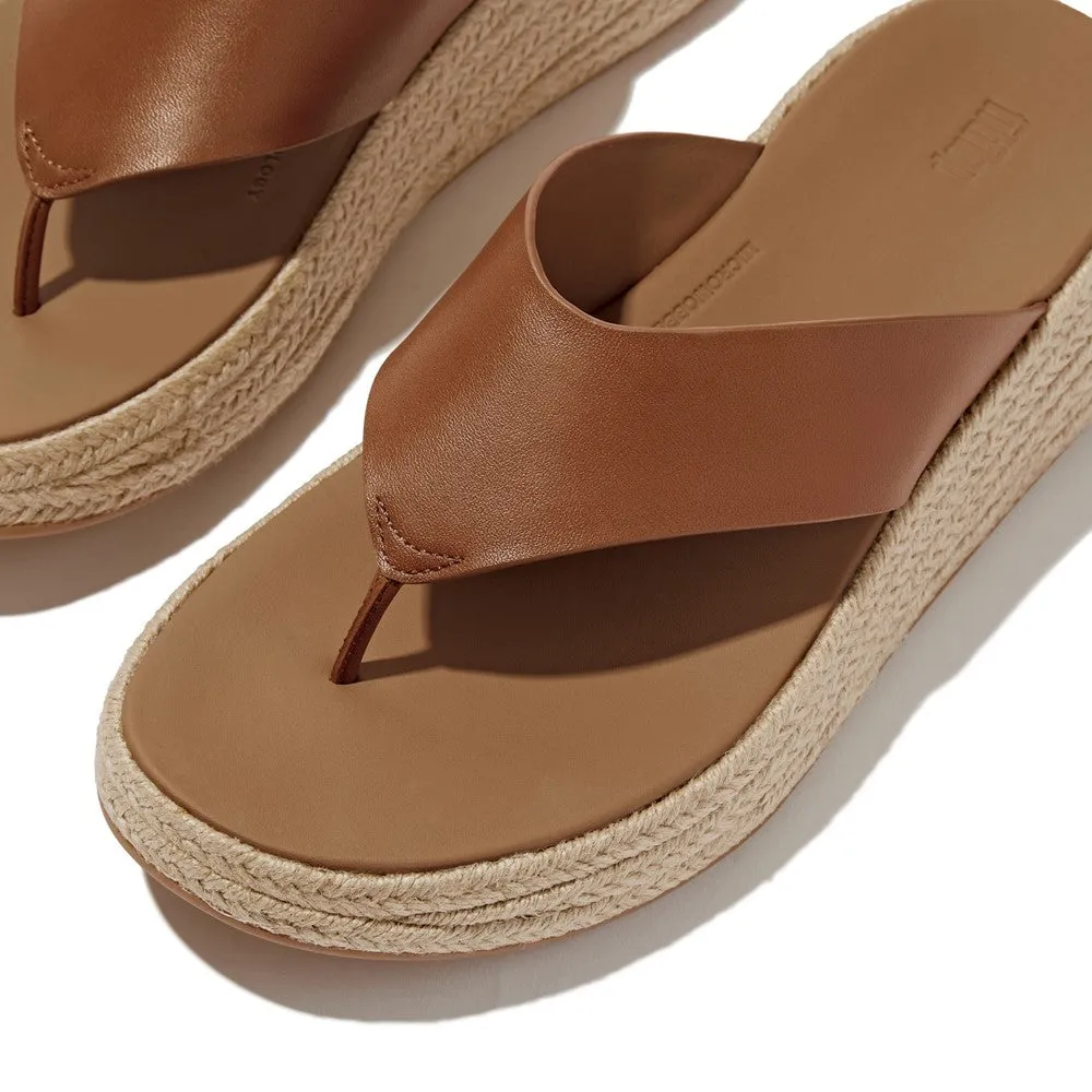 Soft Footbed Fitflop F-Mode Toe Post Espadrille