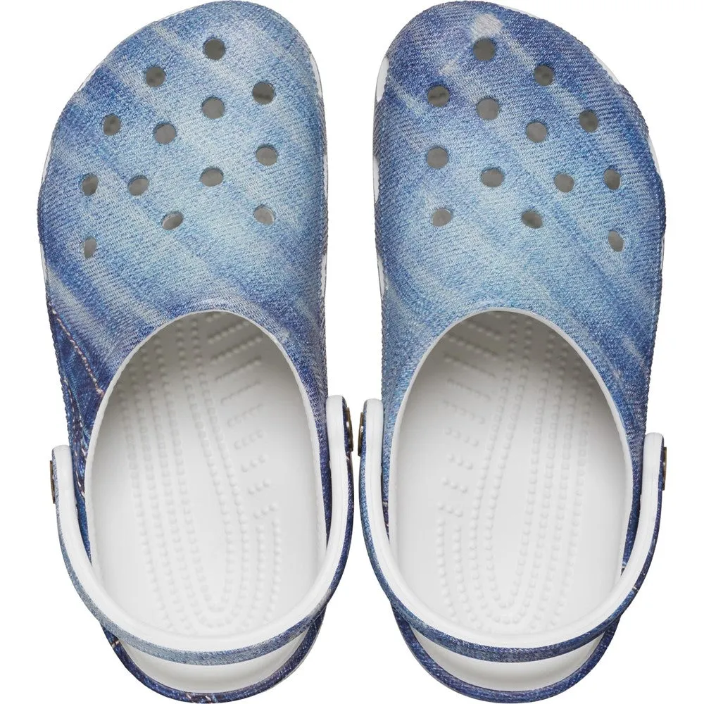 Crocs Unisex Classic Denim Clog Street Style Lite Mode