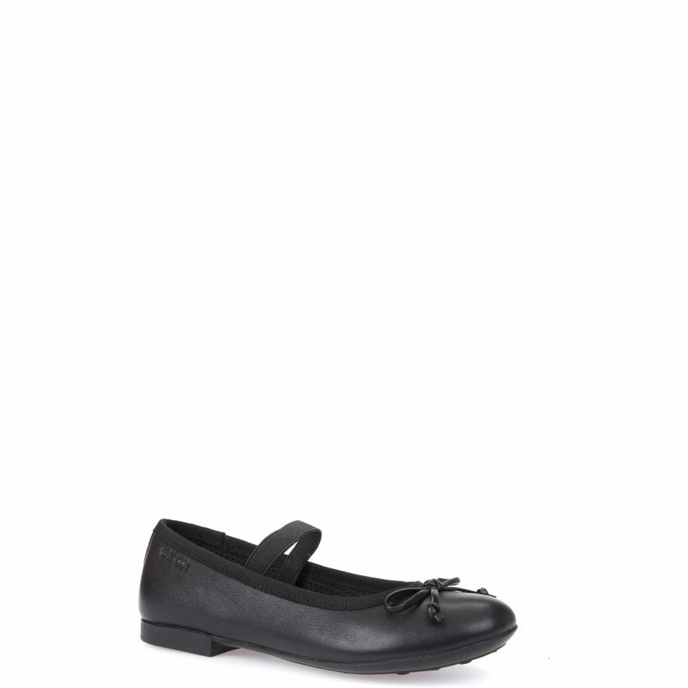 Geox Plie' Senior School Shoes Comfortable Cushion Wedge Heel