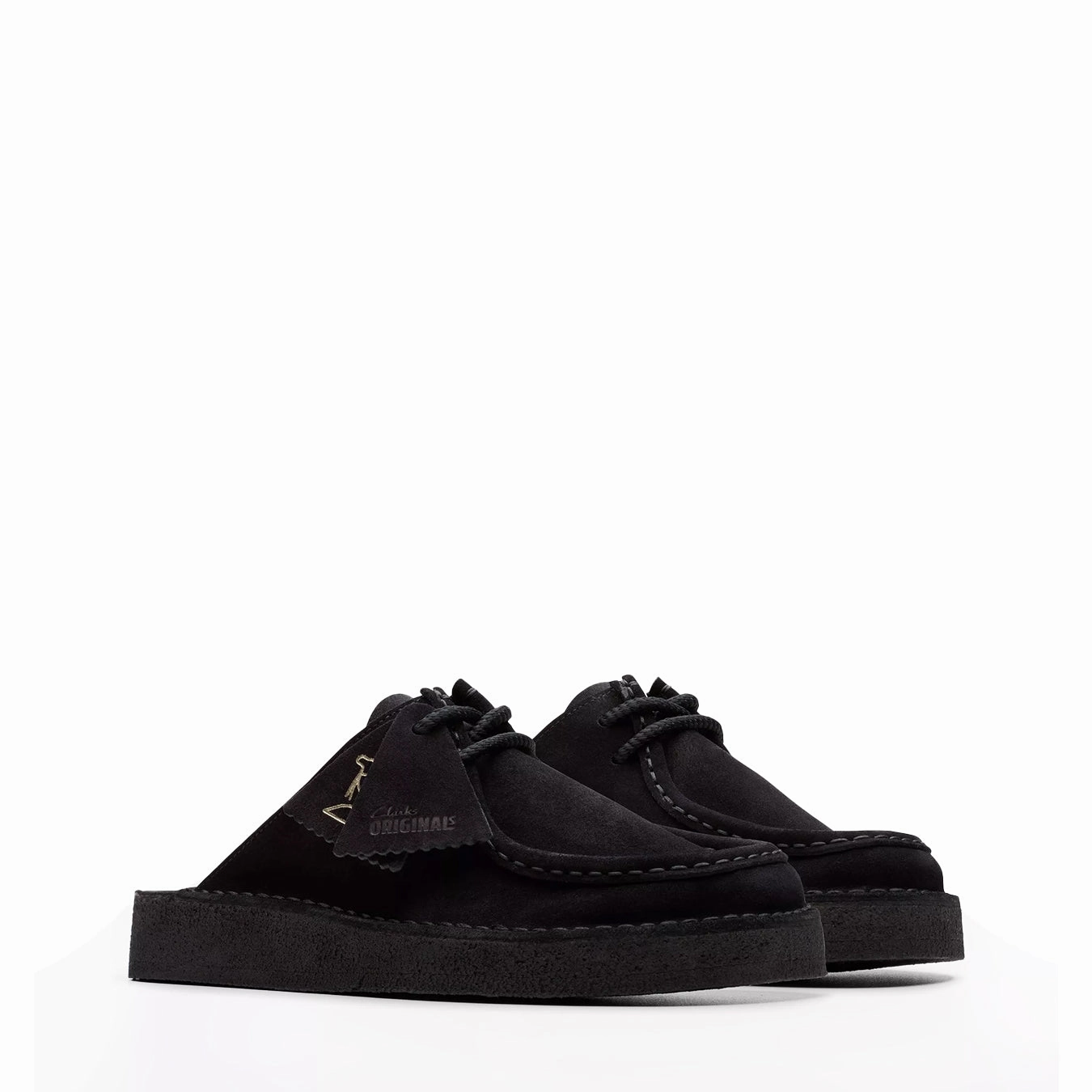 Clarks Originals Womens DSRT Nomad Mule Black Suede Urban Explorer Shoes