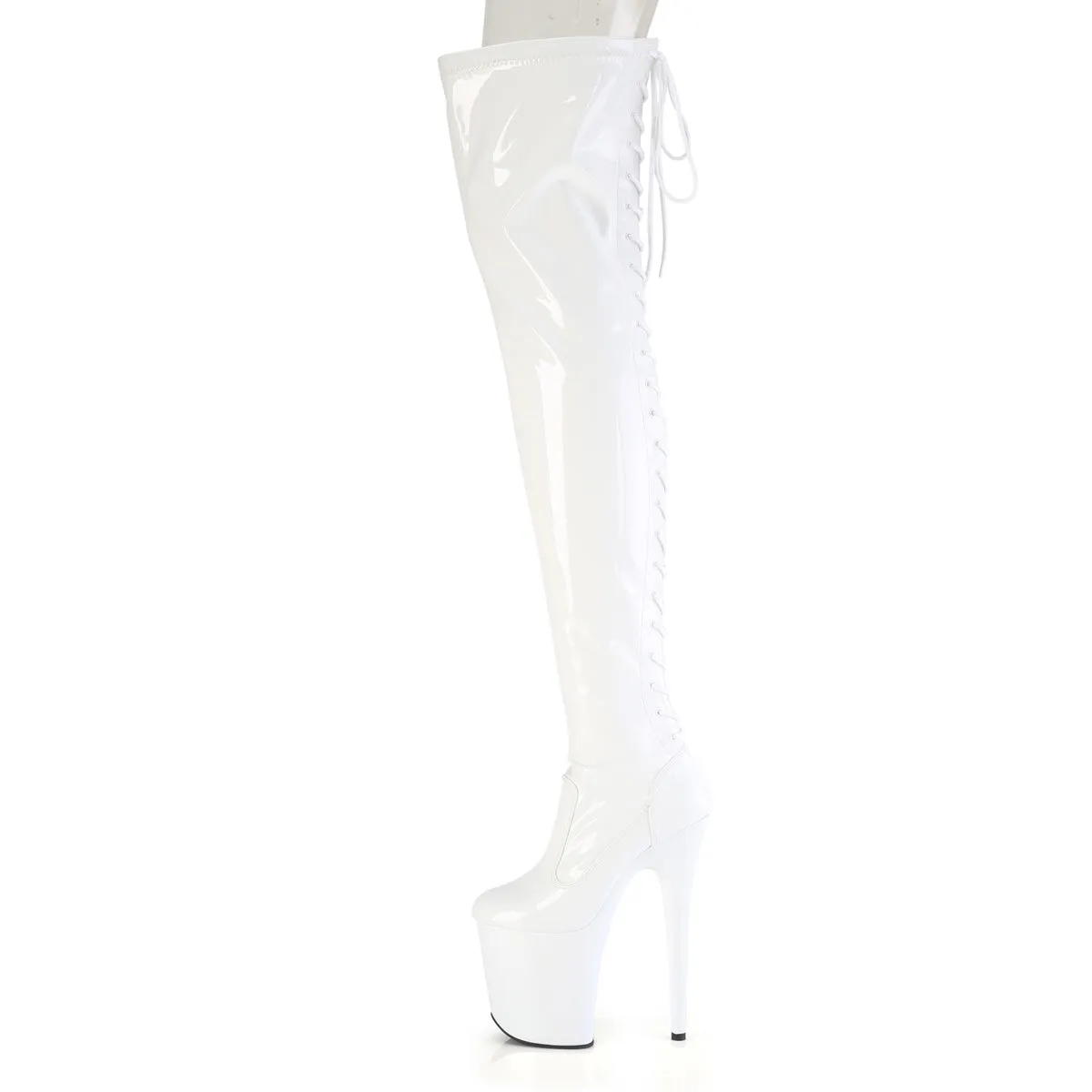 FLAMINGO-3850 Pleaser White Sexy Platform Shoes (Pole Dancing Heels) Clearance Asics Shoes
