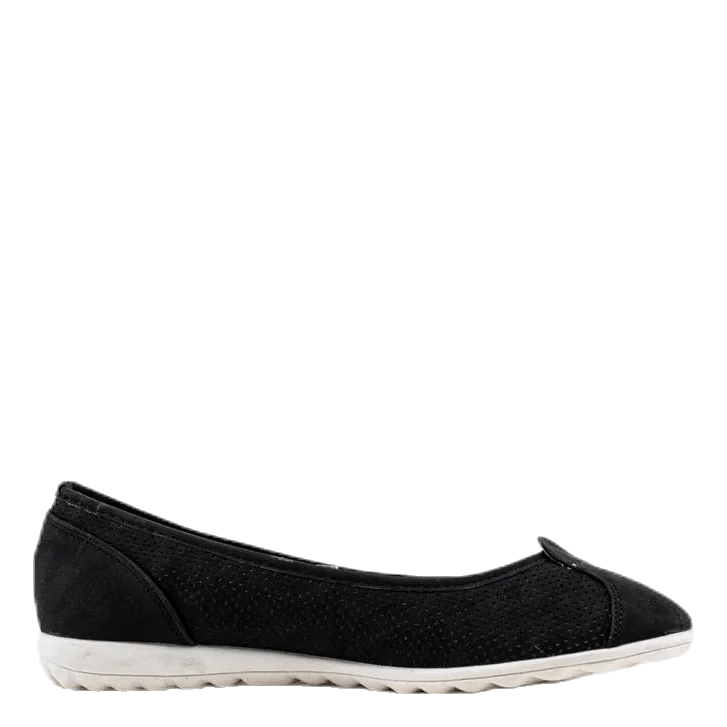 Tabitha Shoe Black Wide Width House Slippers