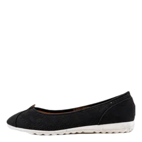 Tabitha Shoe Black North Face Puff Slippers