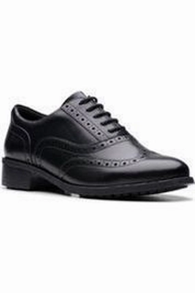 Event Mode Comfort Padding Clark Havisham Oak black leather wide fit