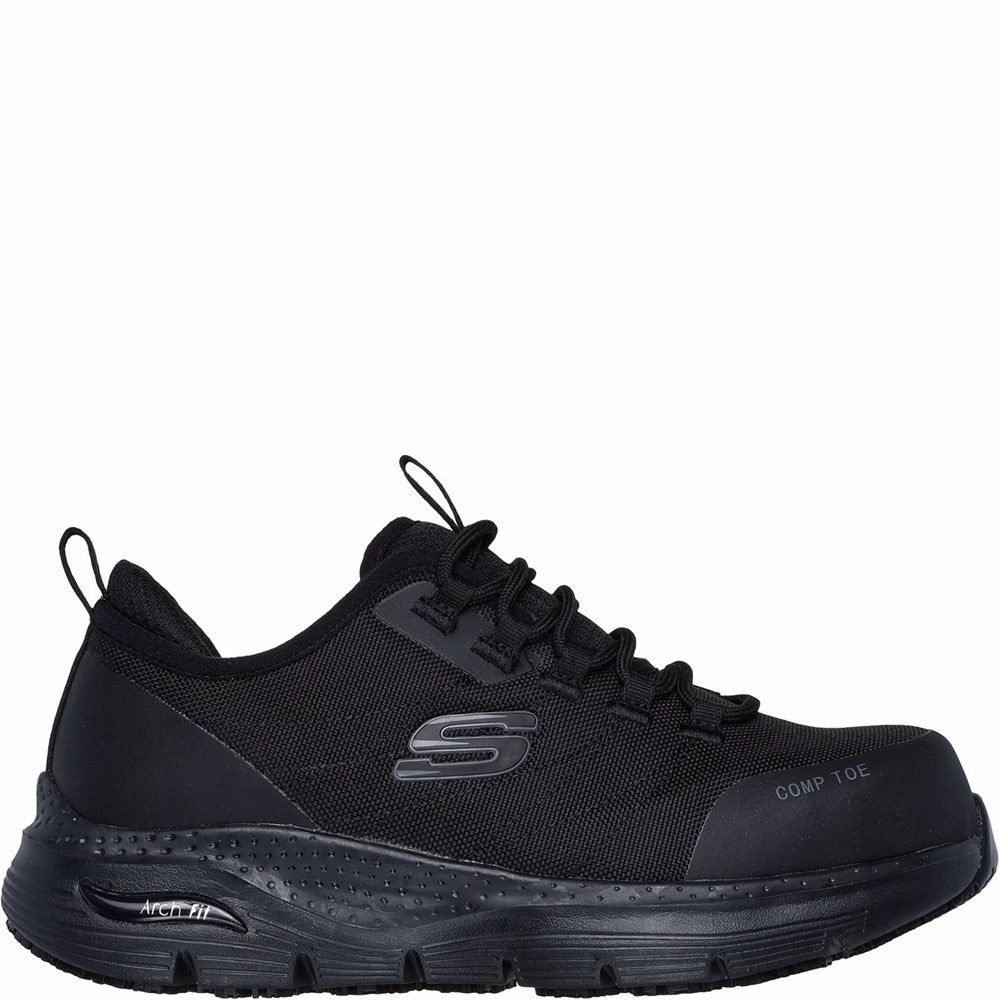 cold - weather running shoes running with a hydration pack Skechers Workwear Arch Fit SR Ebinal Safety Trainers