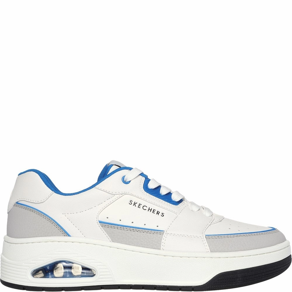 Skechers Uno Court Low-Post Trainers Drill Run Metro Go