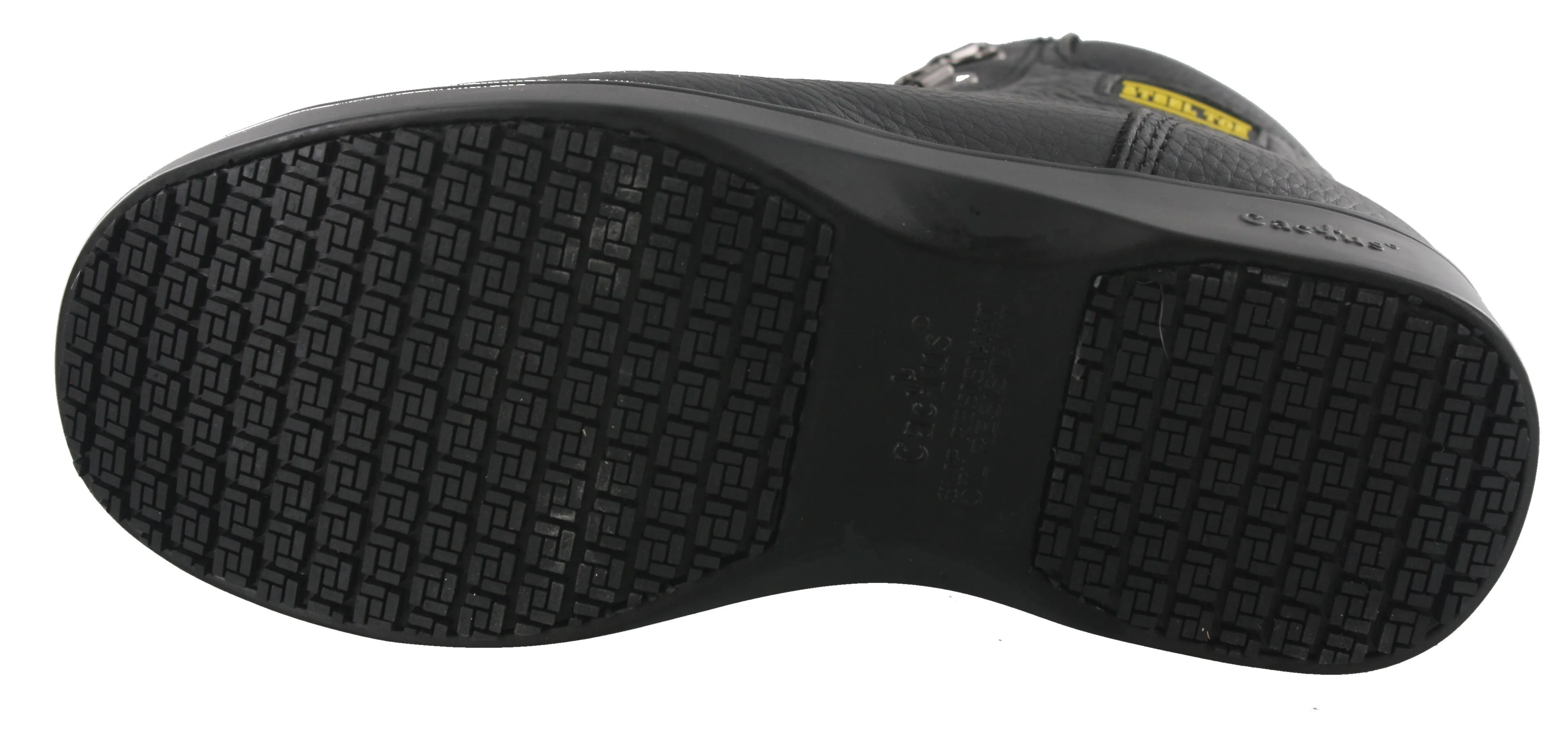 Work Cowboy Boots Cactus Women Black Steel Toe Work Boots Oil Resistant LS60S