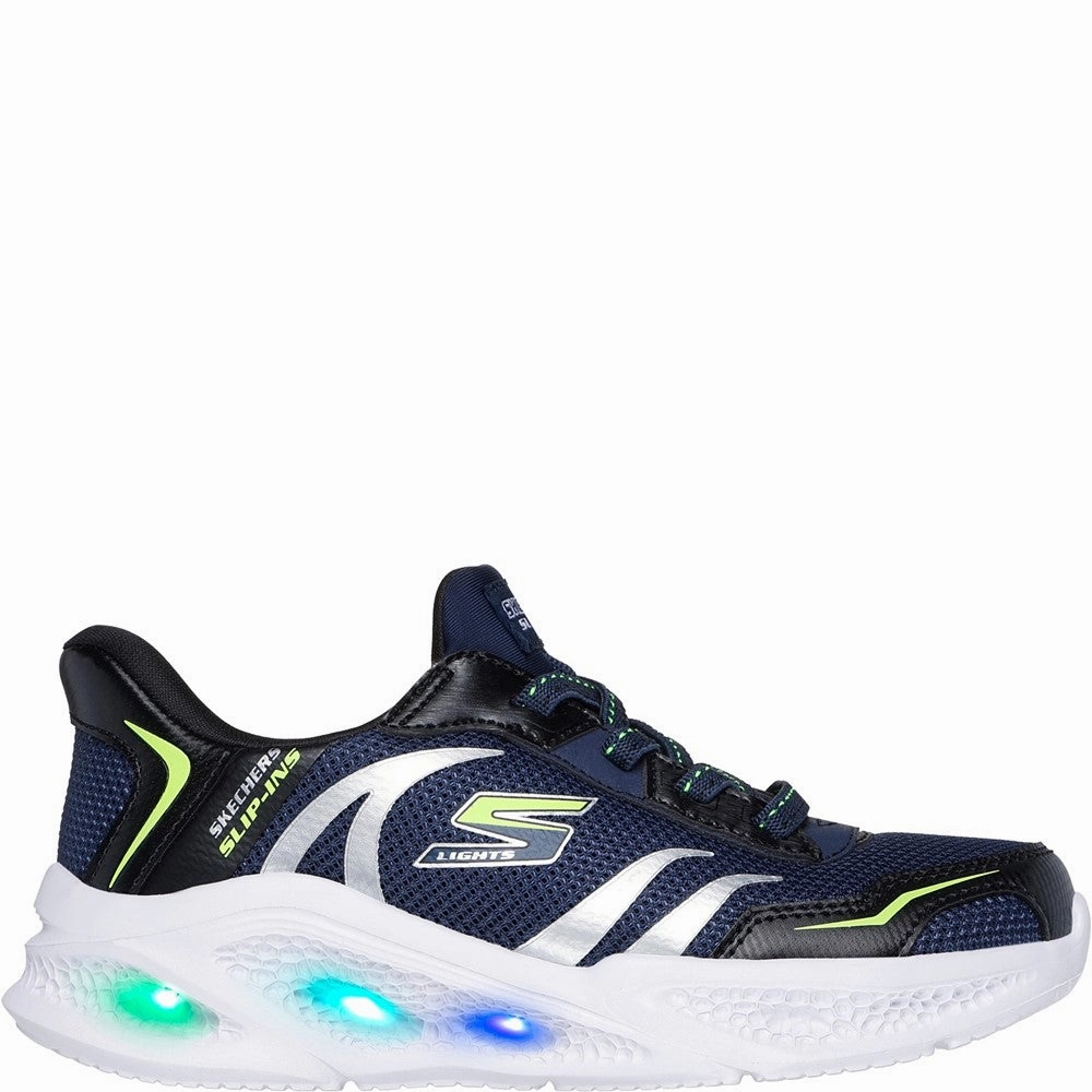 Anti scratch Shady Hike Skechers Meteor-Lights Brisk-Beams Trainers