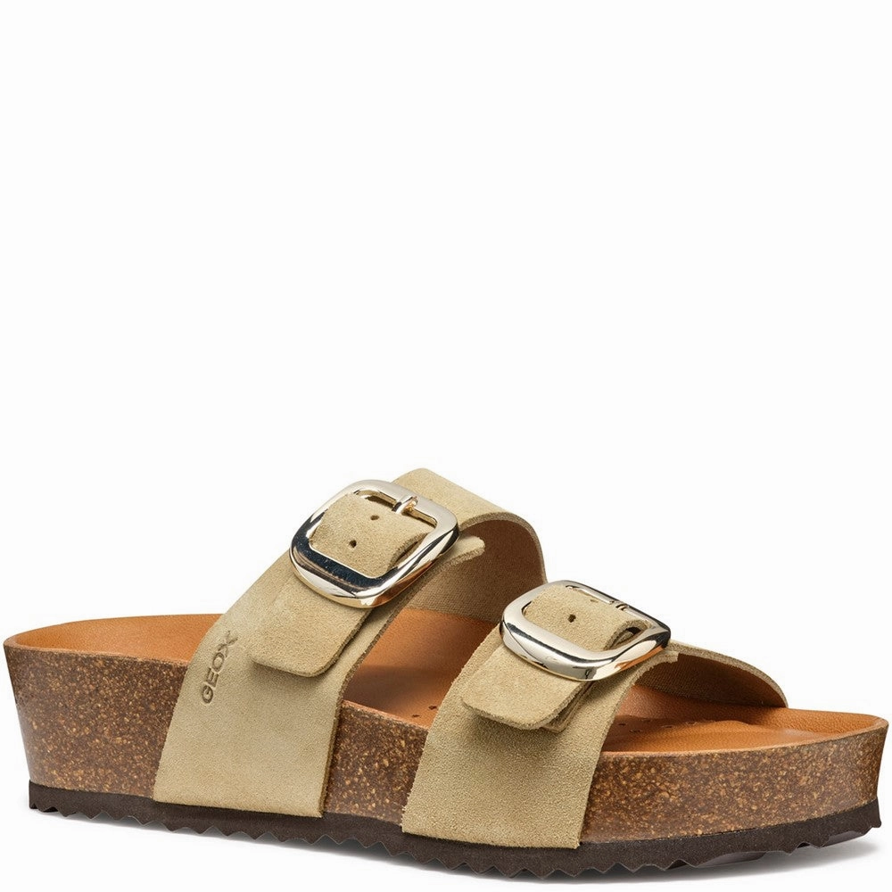Soft   leather Geox D Brionia H Sandals