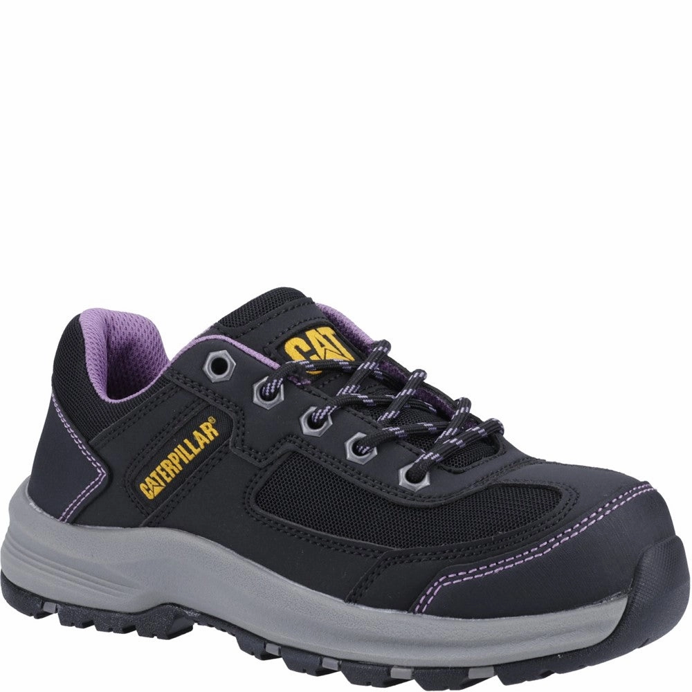 Caterpillar Elmore Work Shoe running in a prairie area shoes Max Air