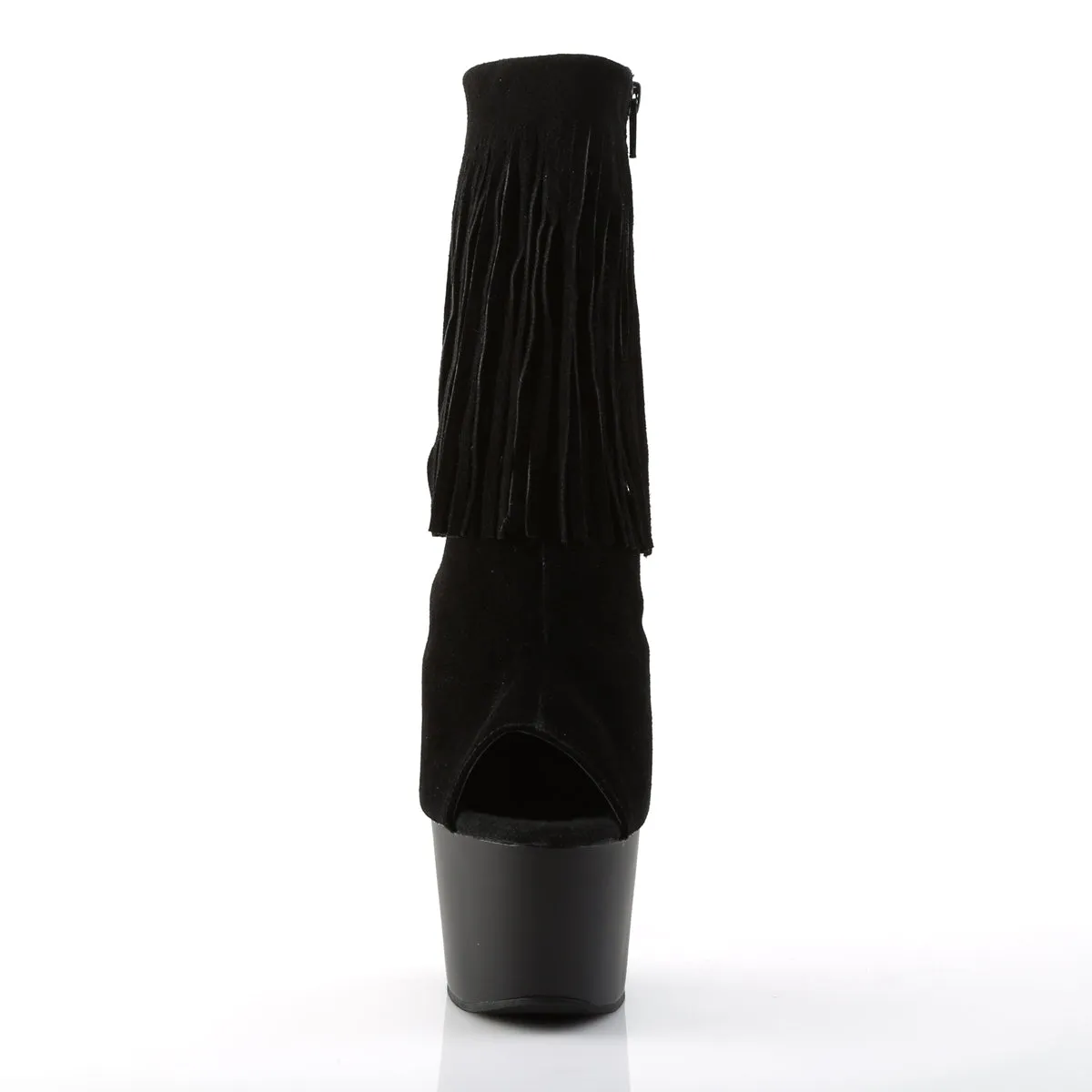 Asics Shoe Size Chart Width ADORE-1019 Pleaser Black Suede Sexy Platform Shoes (Pole Dancing Heels)