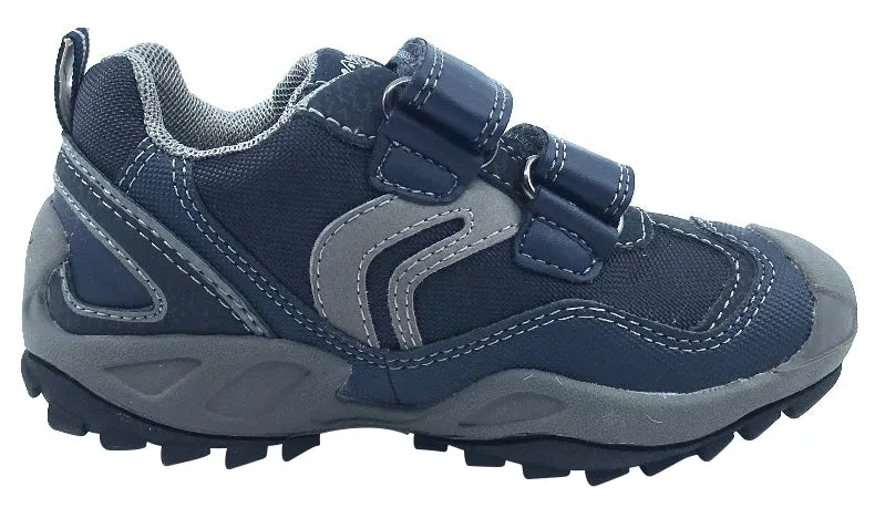 GEOX Boy's Savage Hook and Loop Sneaker (Navy/Grey) Asics Tennis Shoes Gel Challenger 14