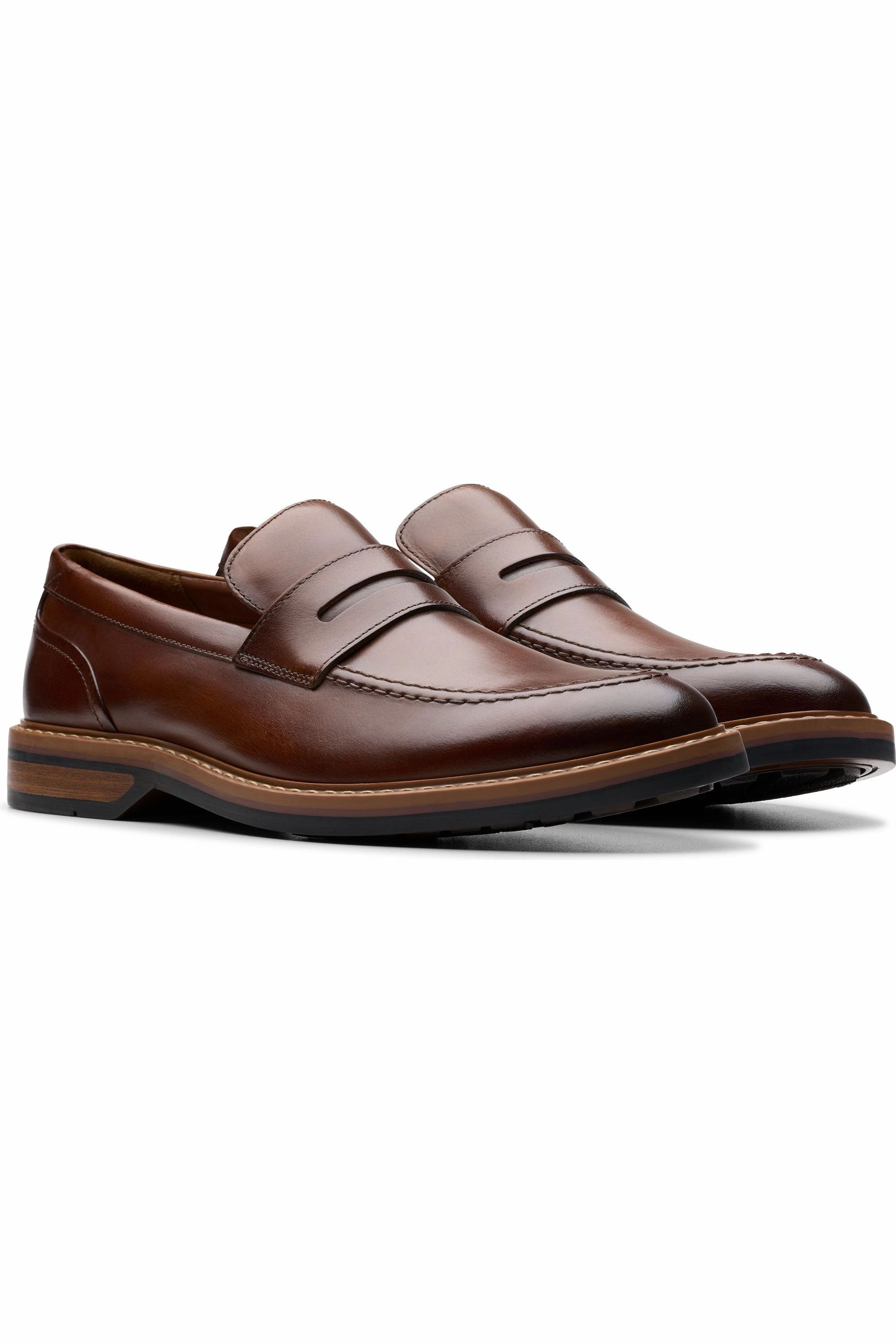 Clarks Aldwin Step in Mid Tan Herb Trail