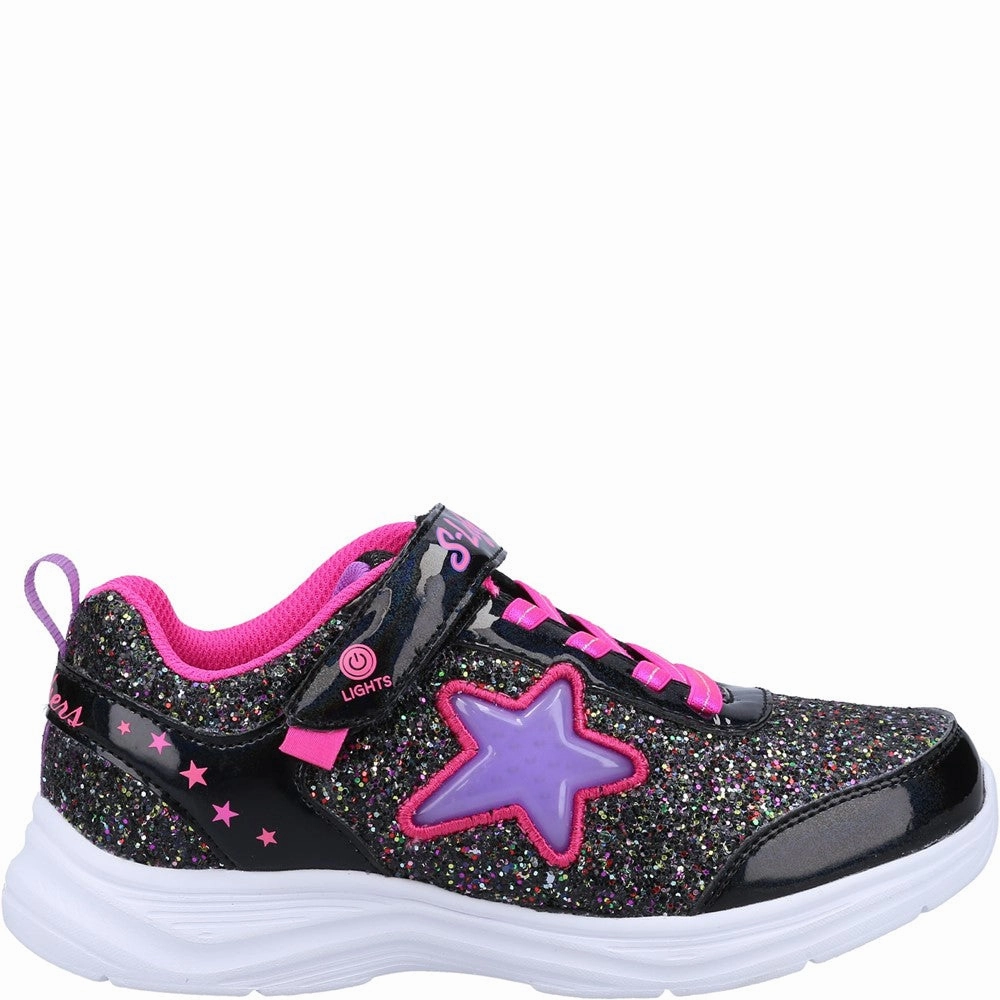 Skechers S Lights: Glimmer Kicks Starlet Shine shoe boho vibe Footstep Care
