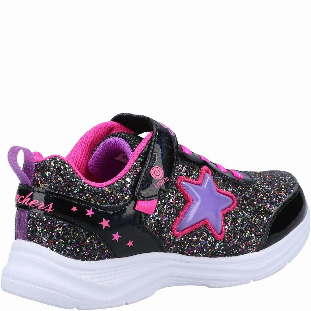 Farm Step Skechers S Lights: Glimmer Kicks Starlet Shine shoe