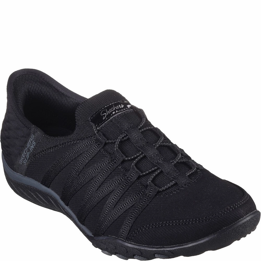 casual - wear Lightweight Feel Skechers Breathe-Easy Roll-With-Me Wide Fit Shoes