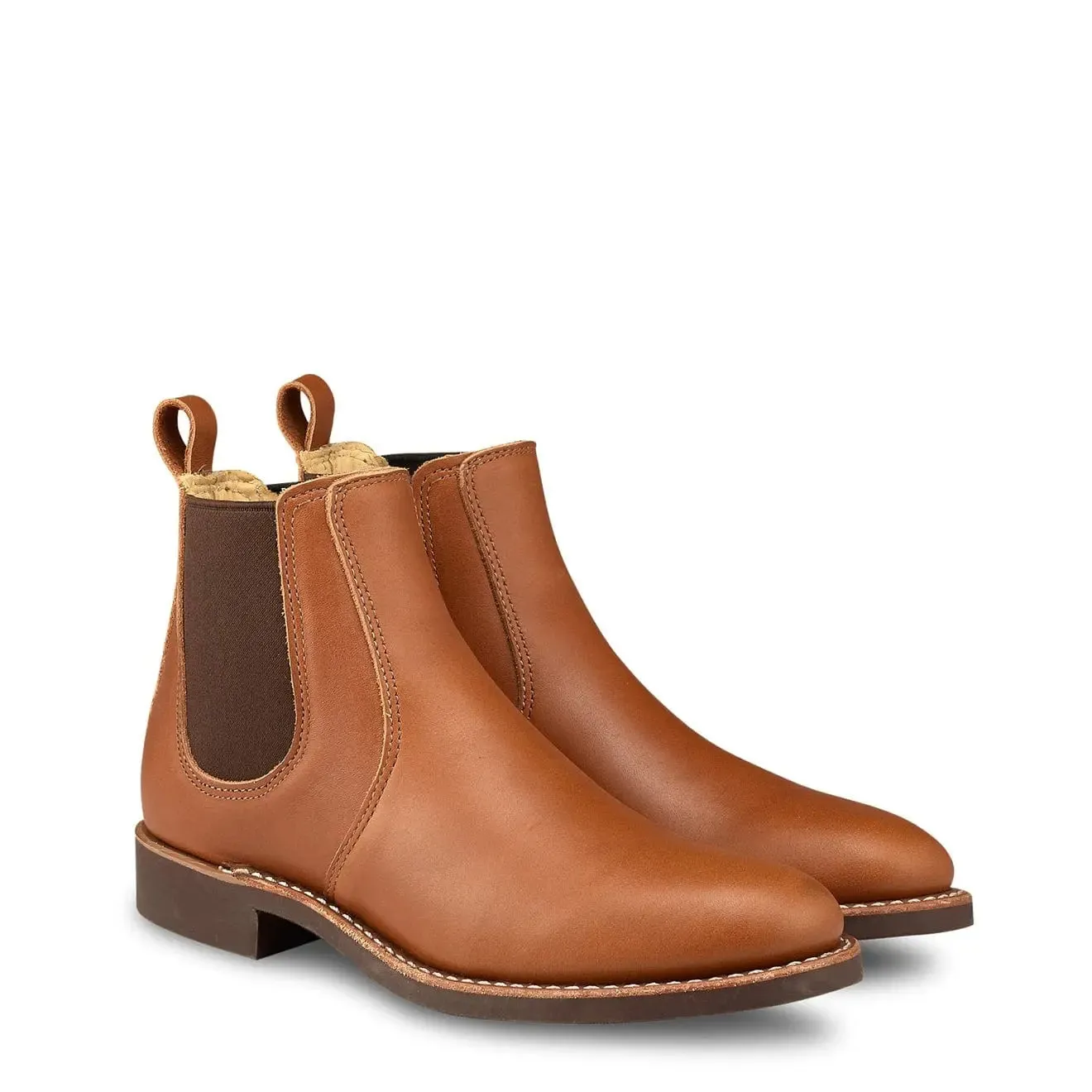 Traction Grip Red Wing Womens 6-inch Chelsea Boot Tan Boundary