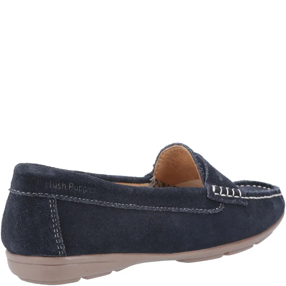 Adelante Loafers Navy Margot Slip-On Loafers